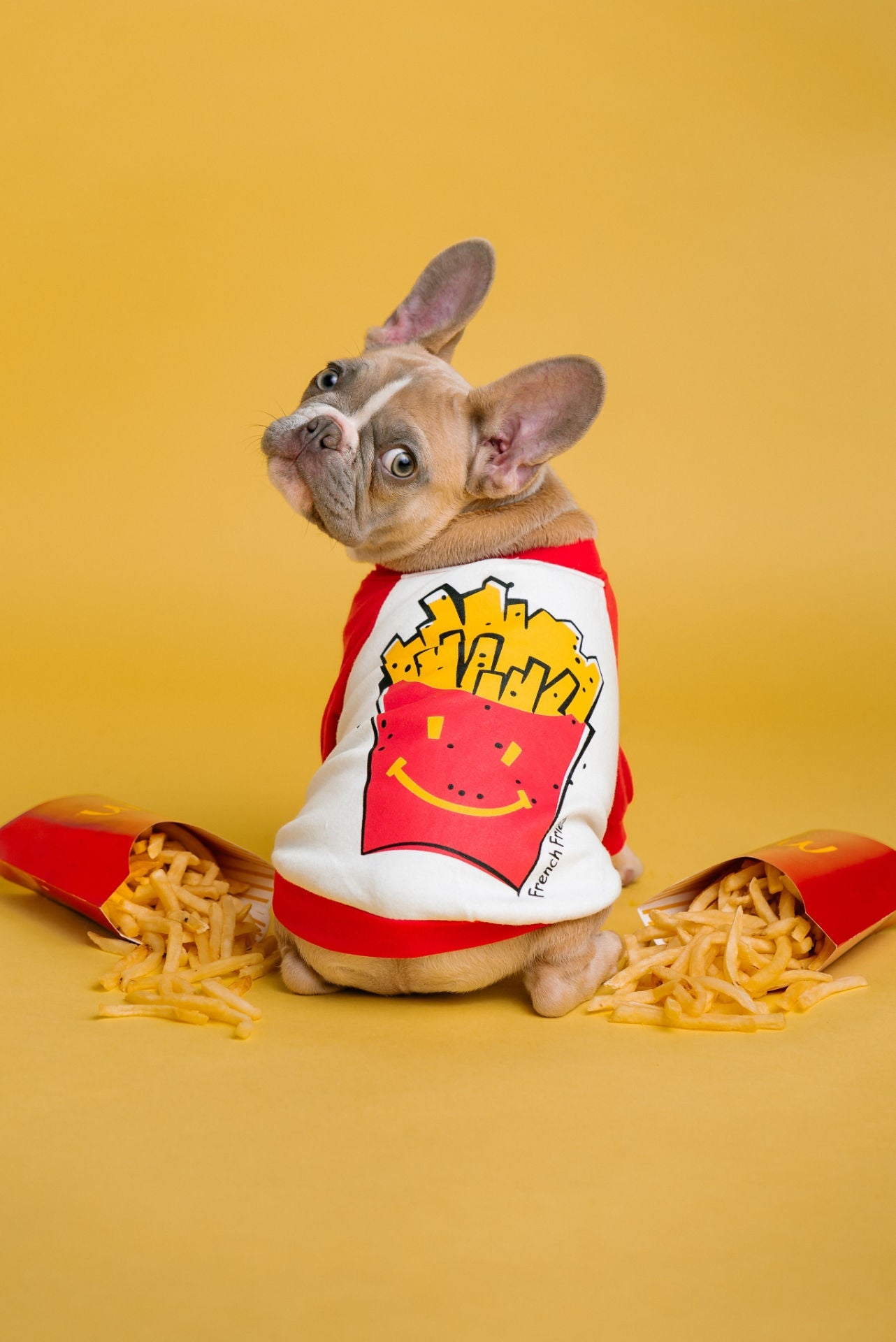 Red and White "French Fry" Shirt