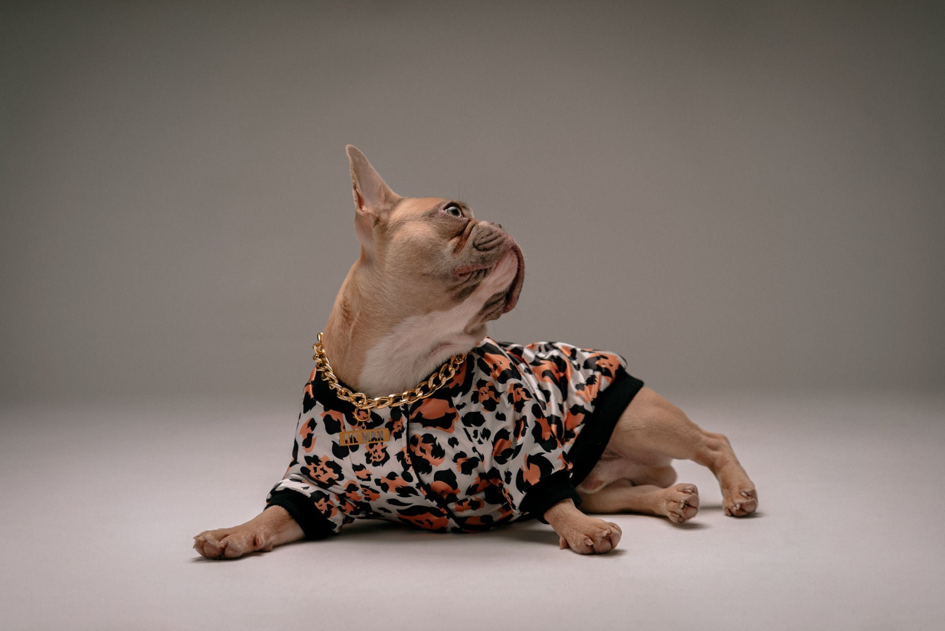 White Black and Orange Shirt